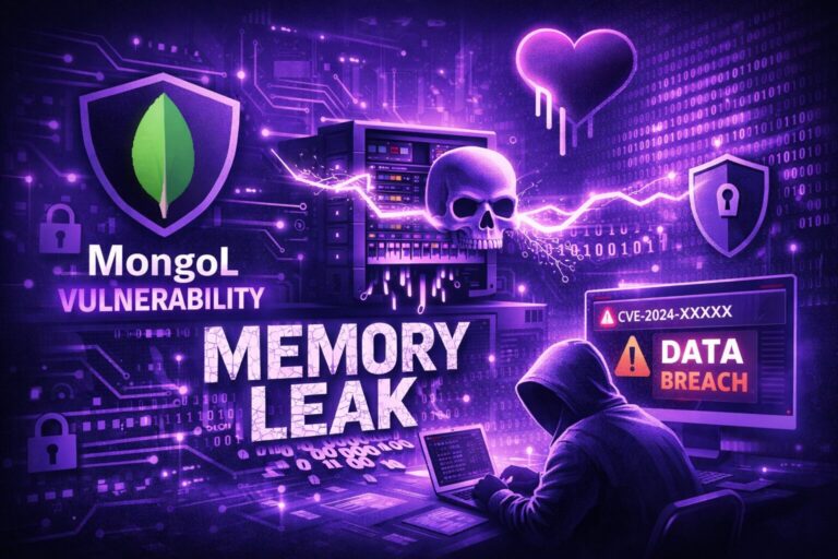 MongoDB MongoL vulnerability showing unauthenticated memory leak attack